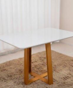 Mesa Pedro 120 Mel/Off White - ART ASSENTOS