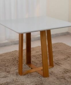Mesa Pedro 90 Mel/Off White - ART ASSENTOS