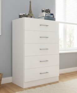 Cômoda 5 Gavetas Aruba Branco - FELLICCI