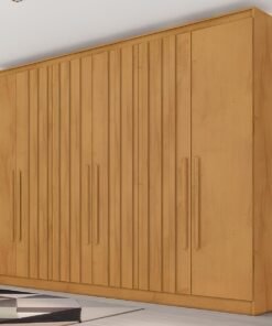 Guarda-Roupa 6 Portas Oxford 2,10 m Peroba -MOVEIS EUROPA