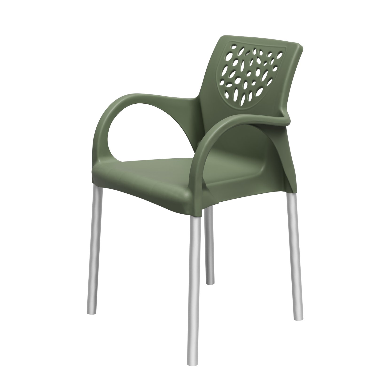 Poltrona Deluxe Verde - Forte Plastico - Imagem 3
