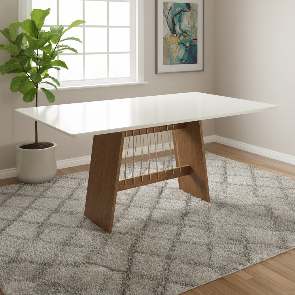 Mesa Damiana BA56 160 Canela/Off White - KAPPESBERG
