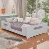 Cama Montessoriana Casal Encanto Branco - GABRIELLI