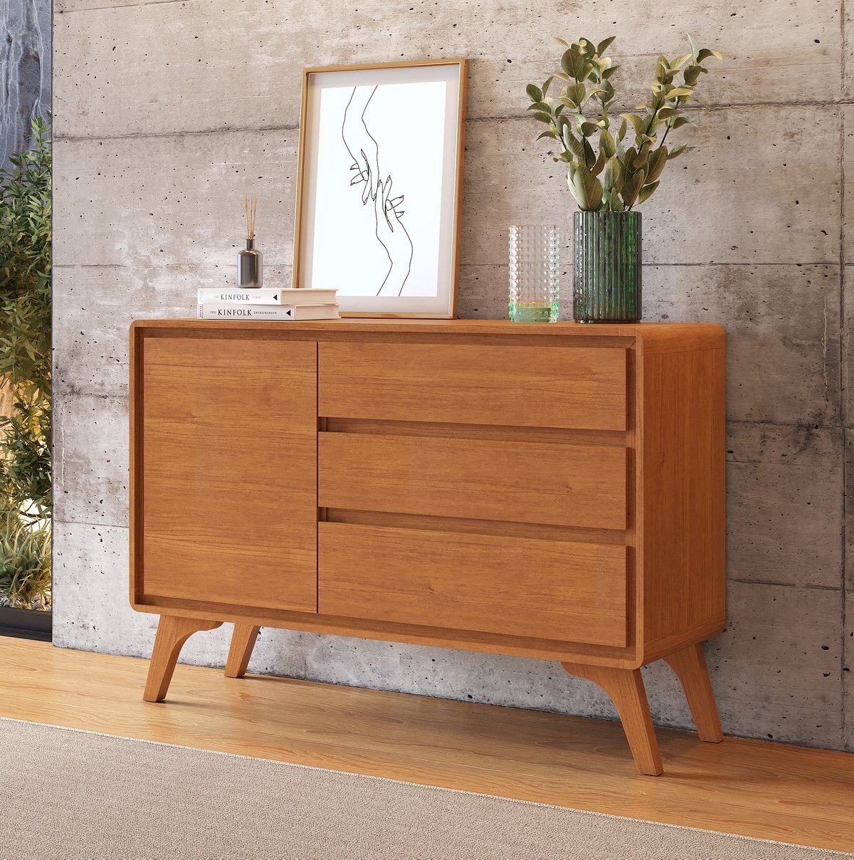 Buffet Sinus 1,20 m Naturale - MAVAULAR