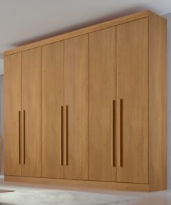 Guarda-Roupa 6 Portas Da Vinci 2,75 m Cinamomo - D'DORO MÓVEIS