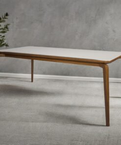 Mesa Veneza 120 Cinamomo/Off White - MINASPLAC