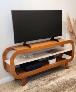 Rack até 60" Théo Cinamomo/Off White - ARTELY