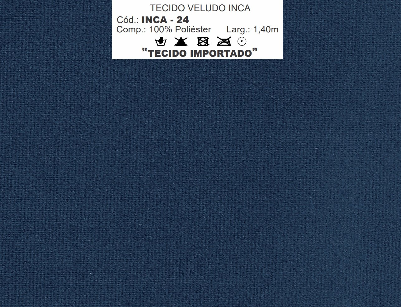 Cabeceira Queen Turim Veludo Azul B024- LARMÓVEIS/TREVO ESTOFADOS - Imagem 3