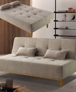 Sofá Cama Dallas Ref.48 1,81 m Linho Bege 2503-B – LUXURY
