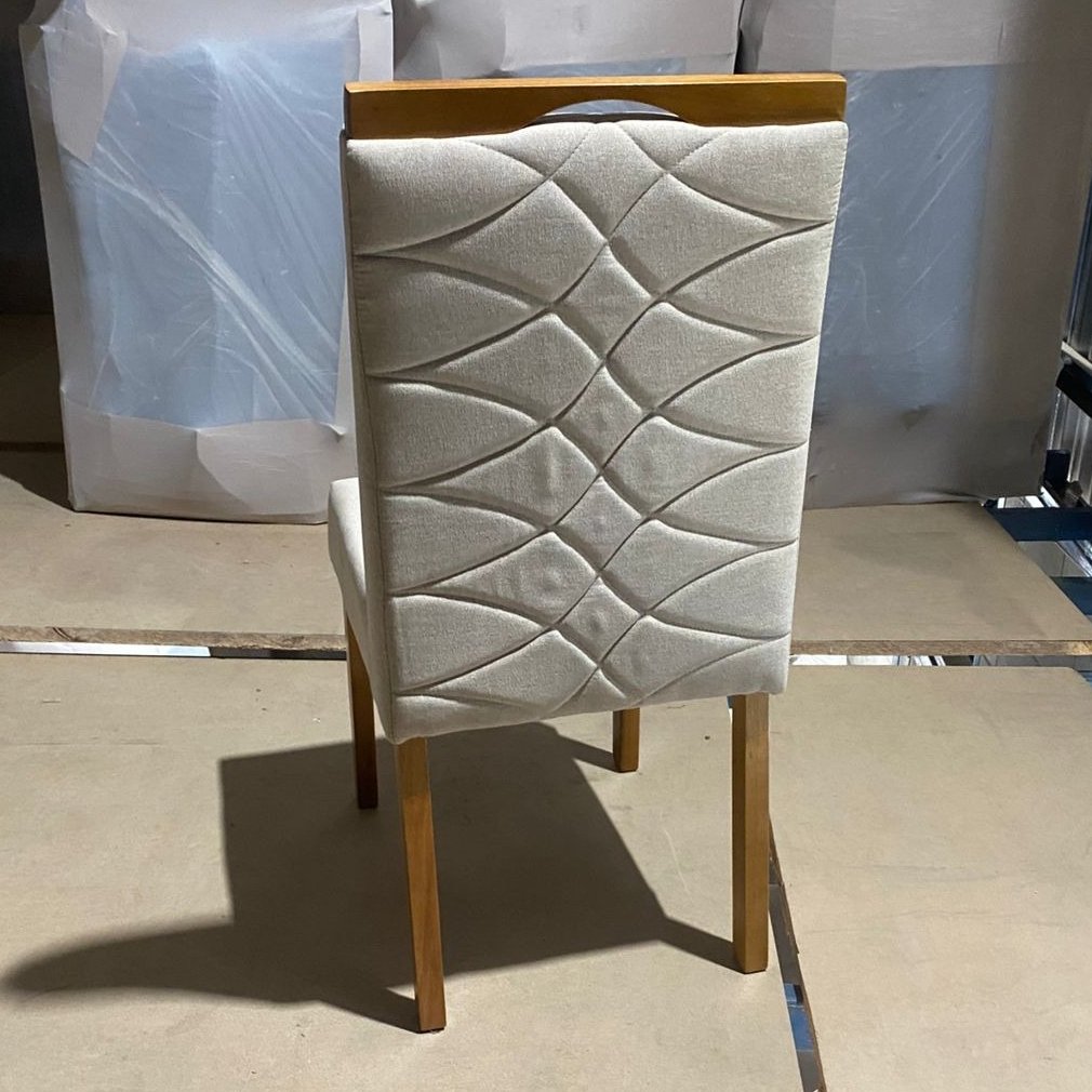 Kit 2 Cadeiras Safira Linho Bege 200 – WM DECOR - Imagem 3