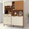 Kit Cozinha Braga 1,60 m Freijó/Off White – INDÉKES