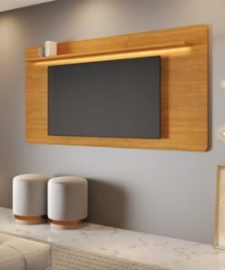 Painel até 70" Cristal Cinamomo - JCM MOVELARIA
