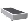 Base Box Solteiro Simples Corino Branco - BIOSTAR