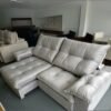Sofá Retrátil e Reclinável México 2,50 m Prata – LEO DECOR (PROMOÇÃO - LEVE AVARIA)