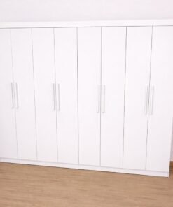 Guarda-Roupa 8 Portas Andara Soft 2,36 m Branco - LOPAS