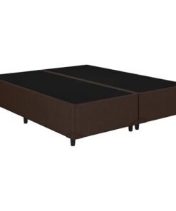 Base Box Queen Simples Corino Marrom - BIOSTAR