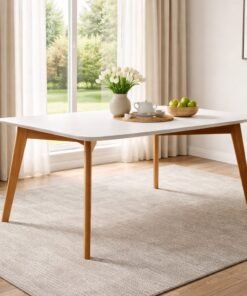 Mesa Anne 180 Mel/Off White - HR MOVELARIA