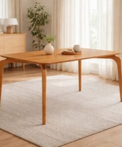 Mesa Capri 160 (S/Vidro) Laminado Natural - MÓVEIS VALVERDE