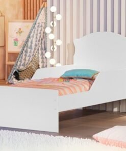 Mini Cama Juvenil Lívia (Sem adesivo) Branco - MADEC MÓVEIS