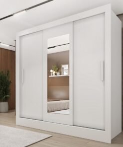 Guarda-Roupa 3 Portas Valencia/Turia/Vitoria 1,90 m Branco Neve - TCIL