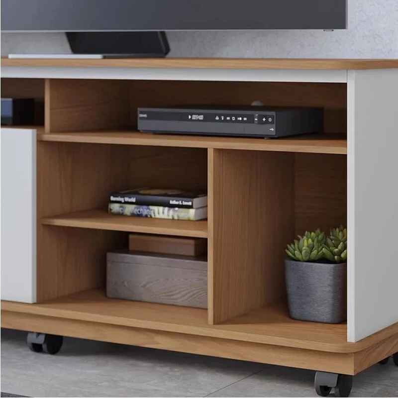 Rack Bancada Jurerê Larg. 1.50m Freijó/Off White Matte para TV até 65"- Colibri - Imagem 5