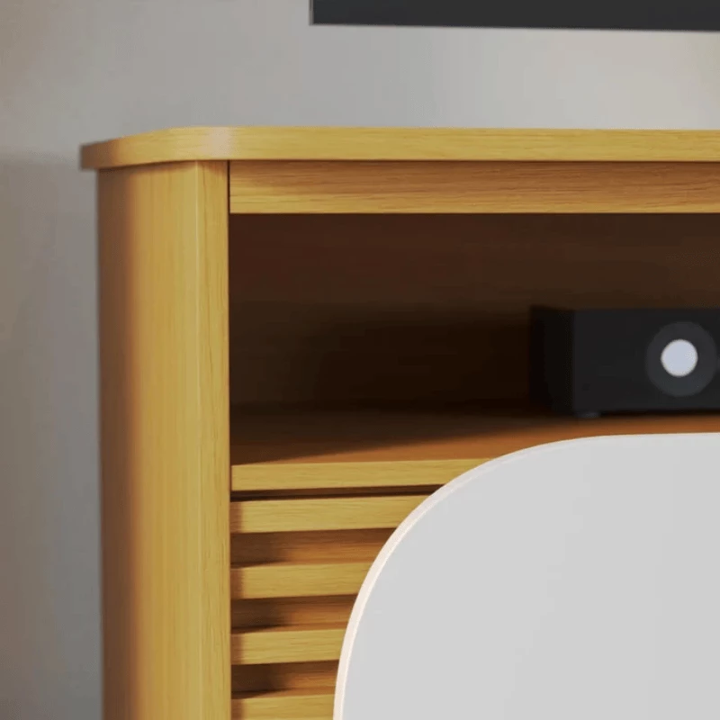 Rack Bancada Jurerê Larg. 1.50m Naturale/Off White Mate para TV até 65"- Colibri - Imagem 7
