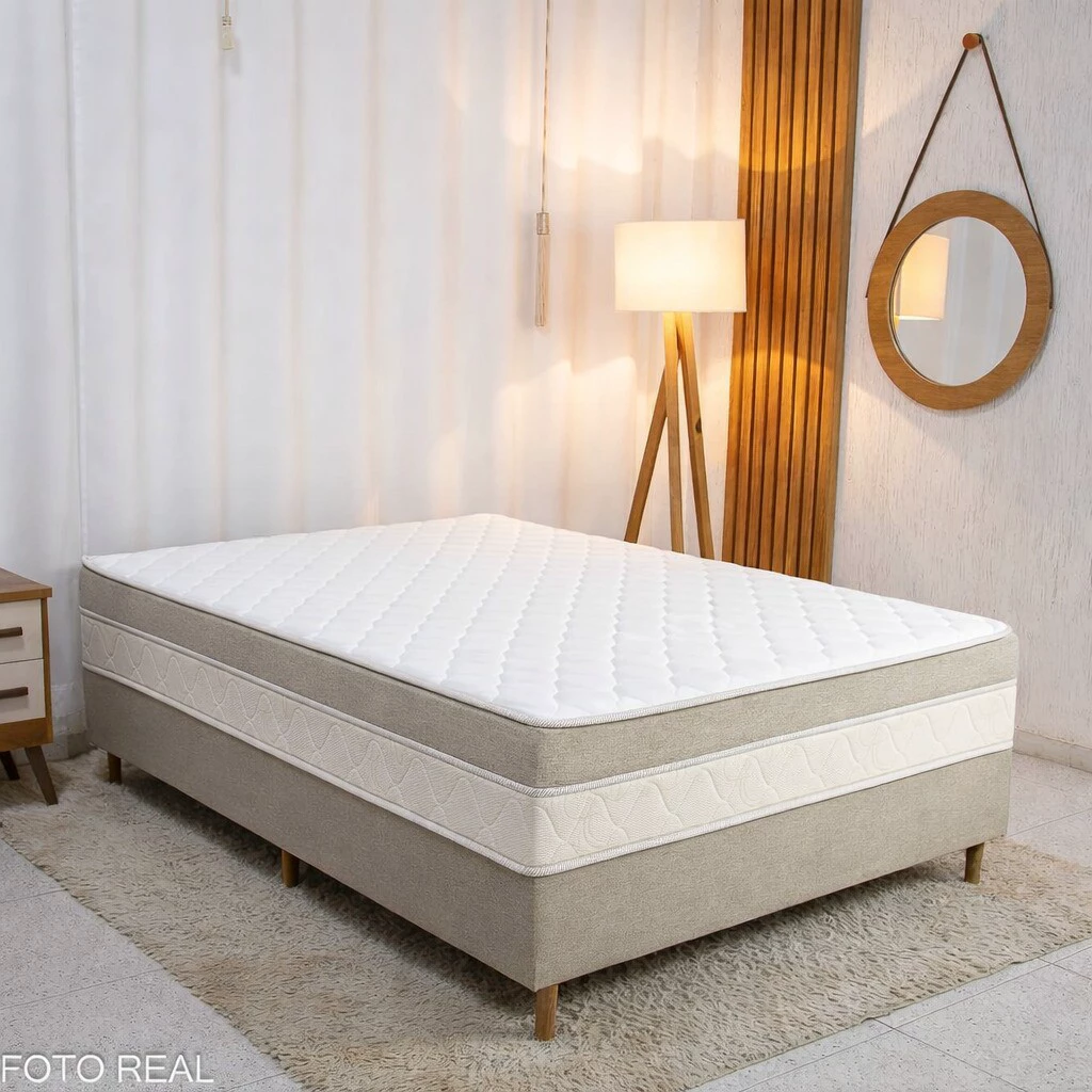Unibox Casal Sonho Bom Premium Ortopédica D33 138x188x62 - Nosso Sonho | Suporta até 250kg