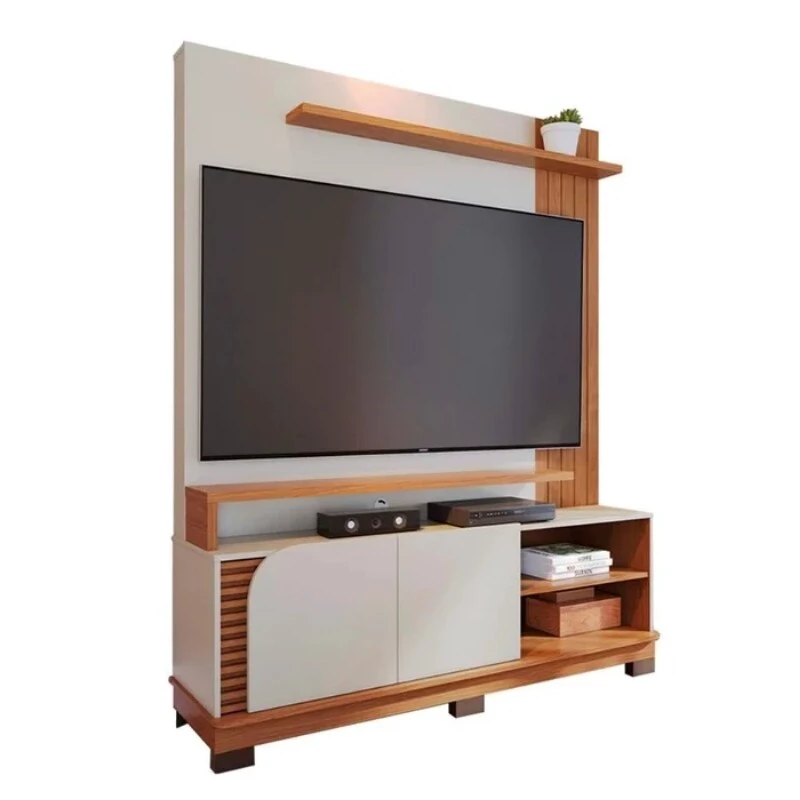 Home Jurerê Larg. 1.50m Off/Freijó para TV até 65" - Colibri - Imagem 6