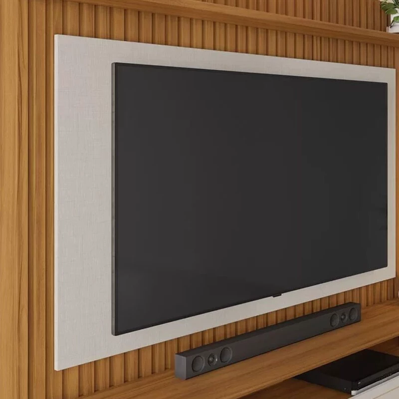 Home NT 1340 Larg. 1.83m Freijó/Off Ripado para TV até 65" - Notável - Imagem 5