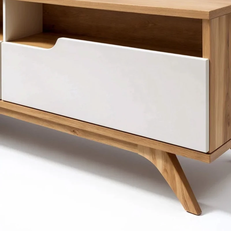 Home Theater Diplomata Cinamomo/Off White Larg. 2.00m para TV até 60'' - Valdemóveis - Imagem 3