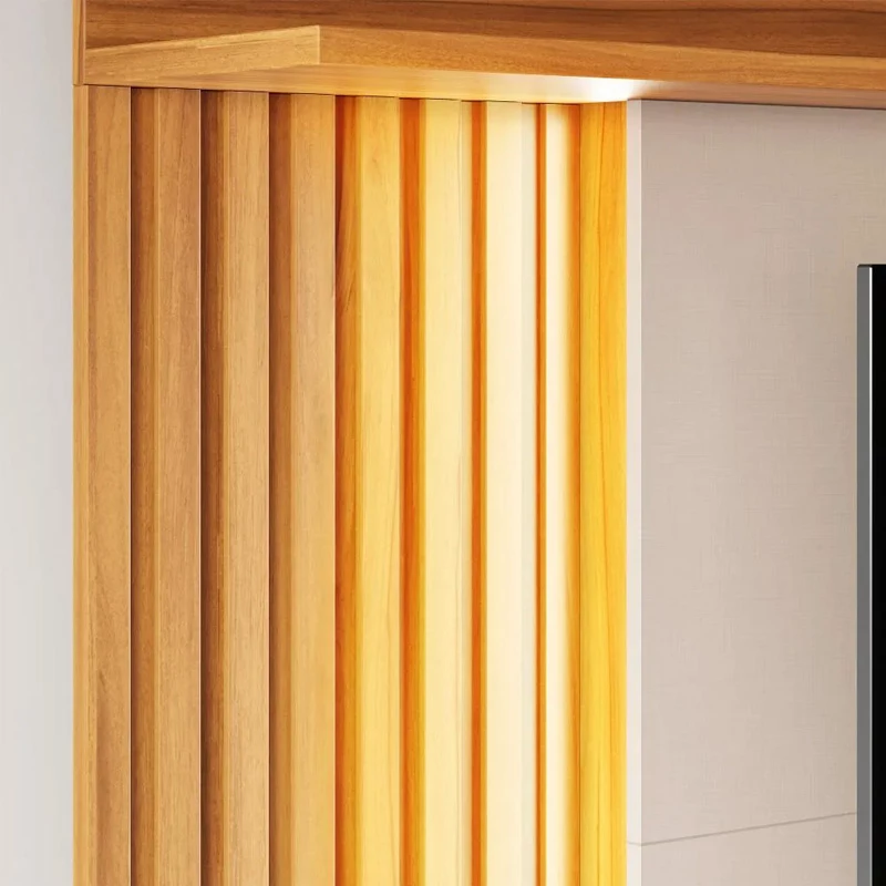 Home NT 1400 Freijó/Off C/Detalhe Ripado e LED para TV's até 60 Polegadas Larg. 1.83m - Notável - Imagem 5