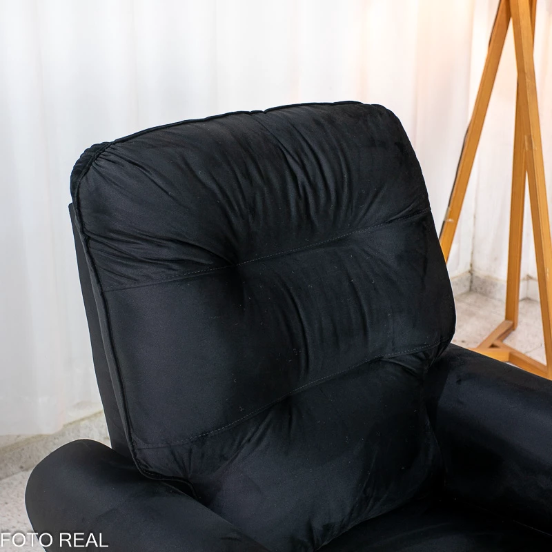 Poltrona Reclinável Clio MX-24 Veludo Preto 451 - Imagem 12