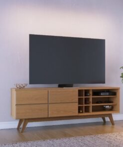 Bancada Noronha Larg. 1.80m Freijó para TV até 70" Colibri - Oferta
