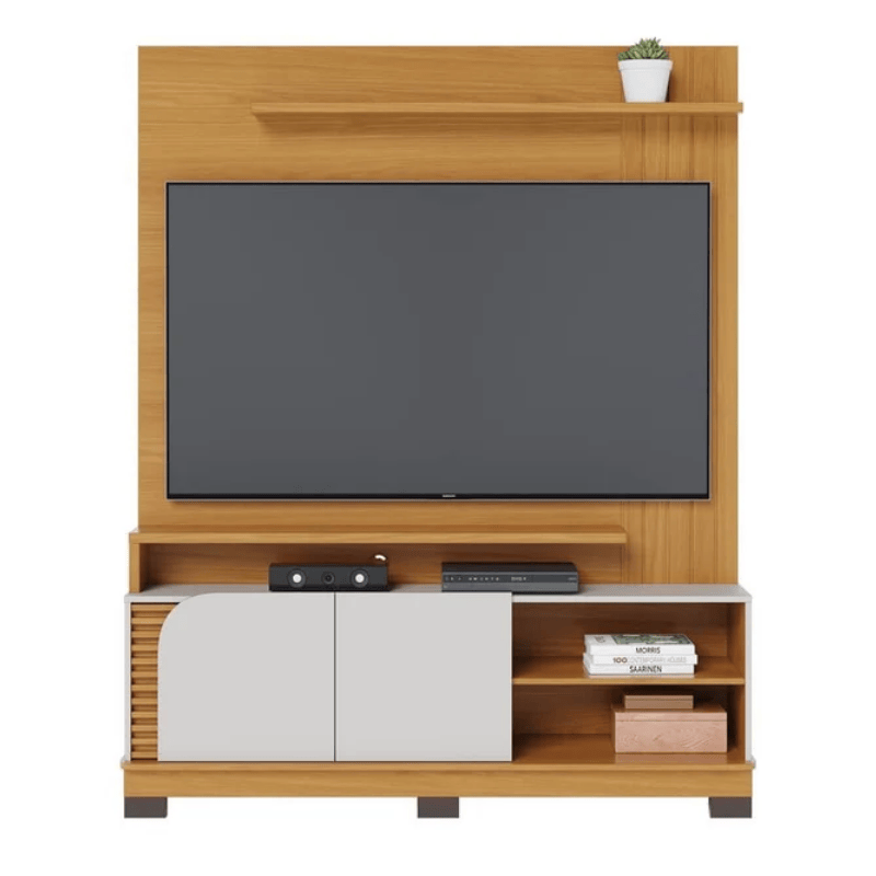 Home Jurerê Larg. 1.50m Naturale/Off White Mate para TV até 65" - Colibri - Imagem 6