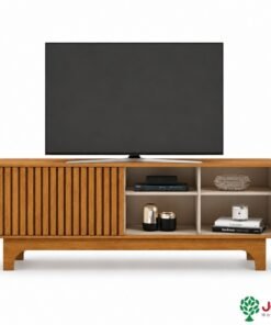 Rack Sereno 1.68m Cinamomo/Off C/Porta Ripada para TV até 70" - JCM